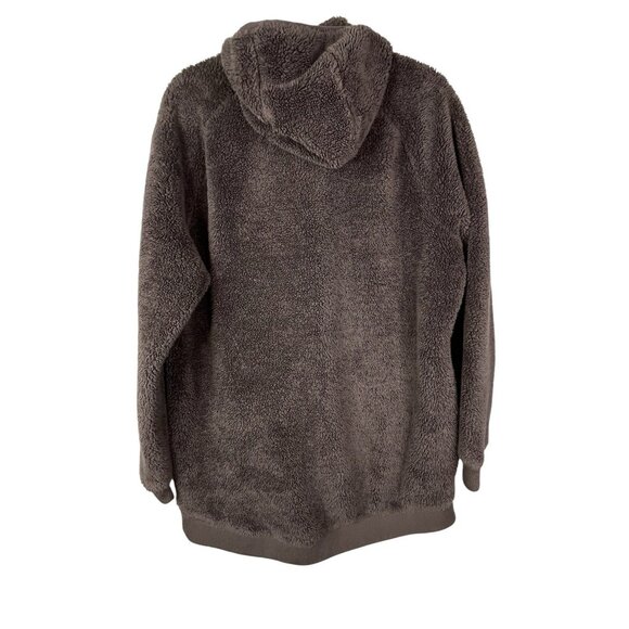 THE NORTH FACE Women's Purple Hooded Campshire Bomber Full Zip Fleece XL - Picture 5 of 5